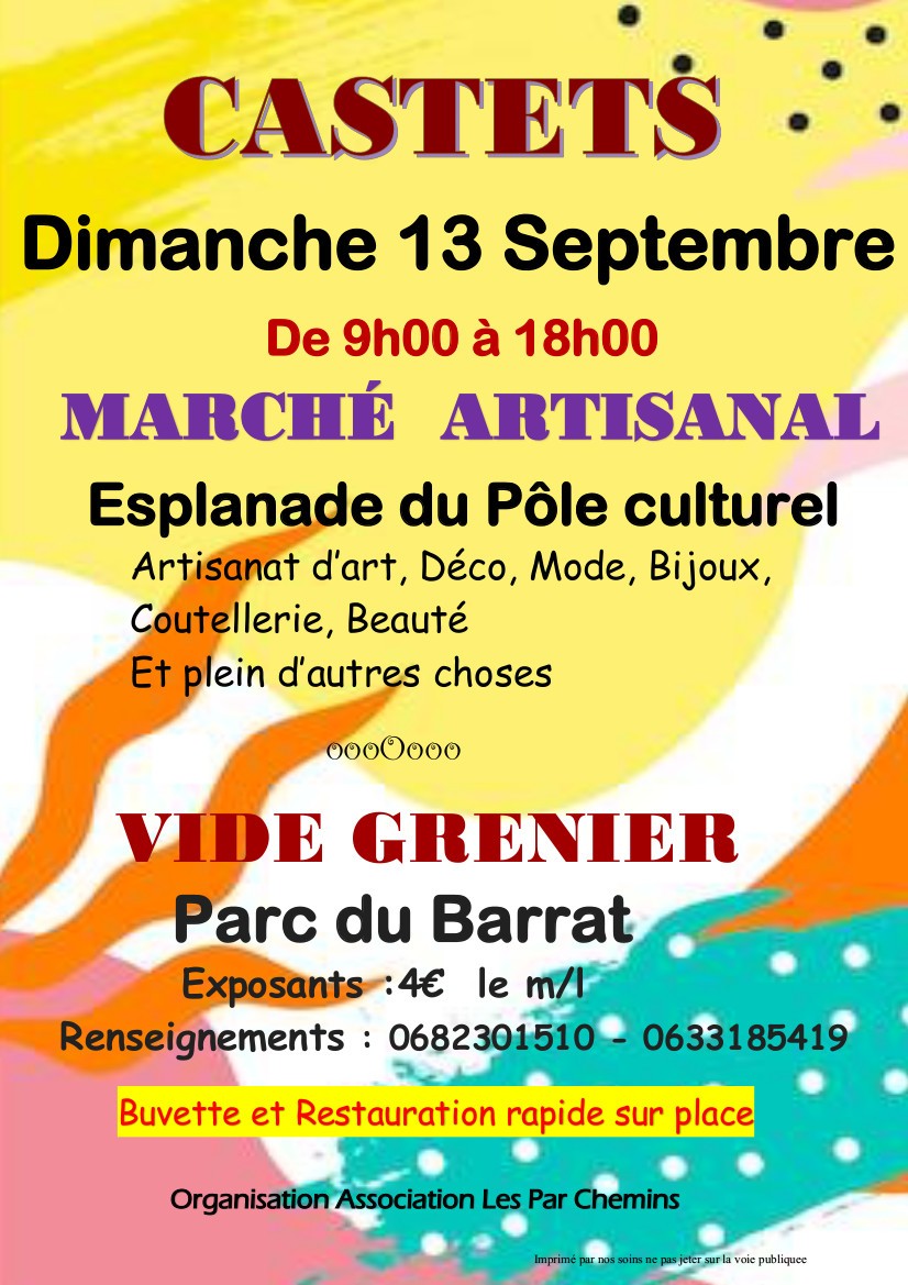 Vide grenier et marché artisanal