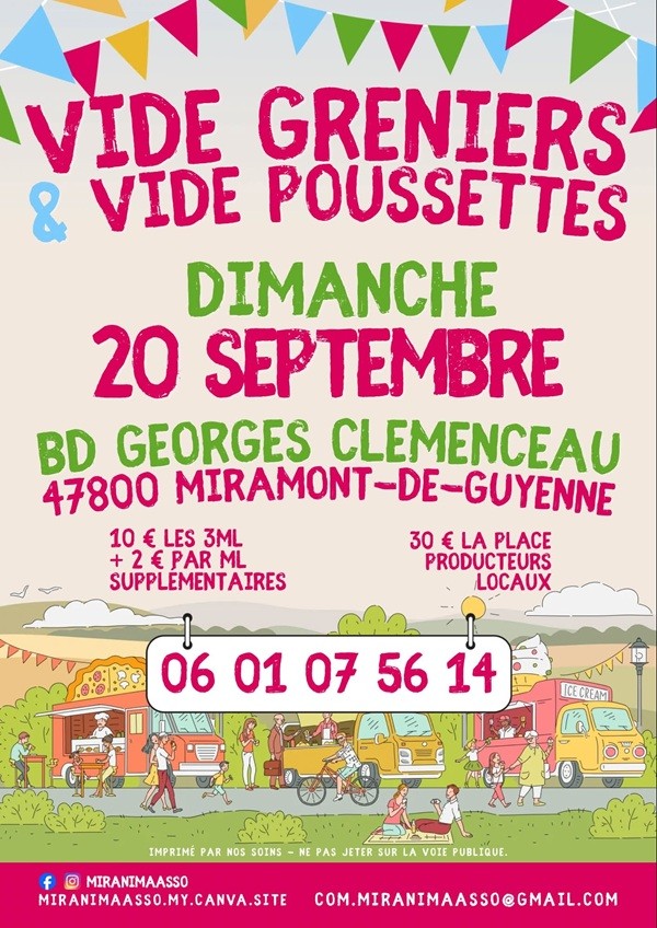 Vide-greniers et vide-poussettes
