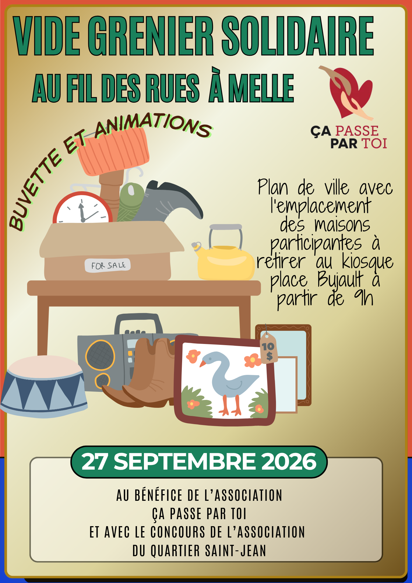 Vide grenier au fil des rues