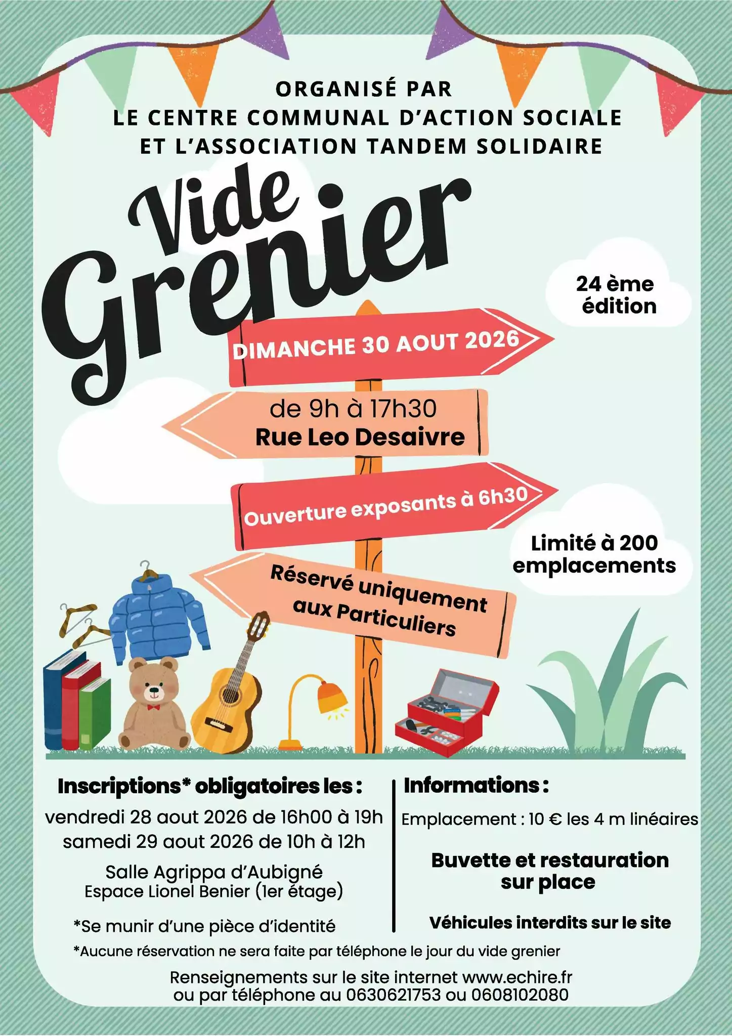 Vide grenier à Échiré