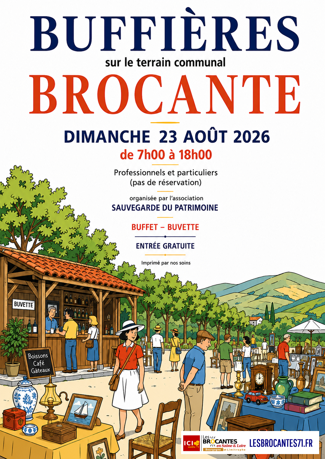 Brocante - vide-grenier de buffières