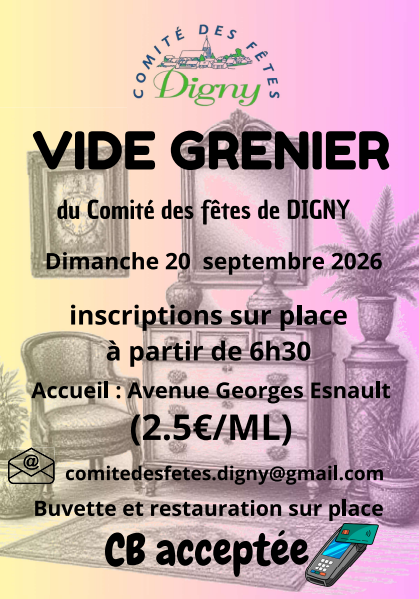 Vide grenier - digny