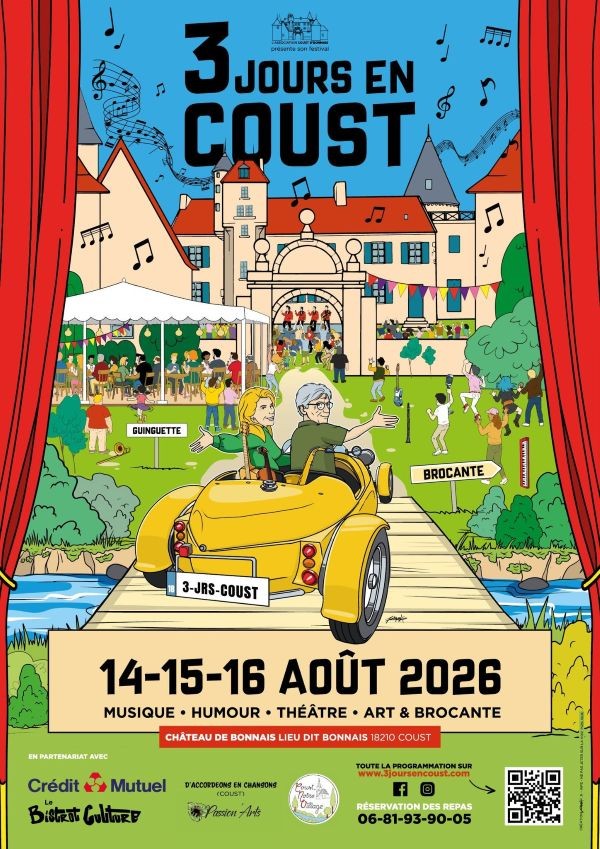 3 jours en coust 16 août
