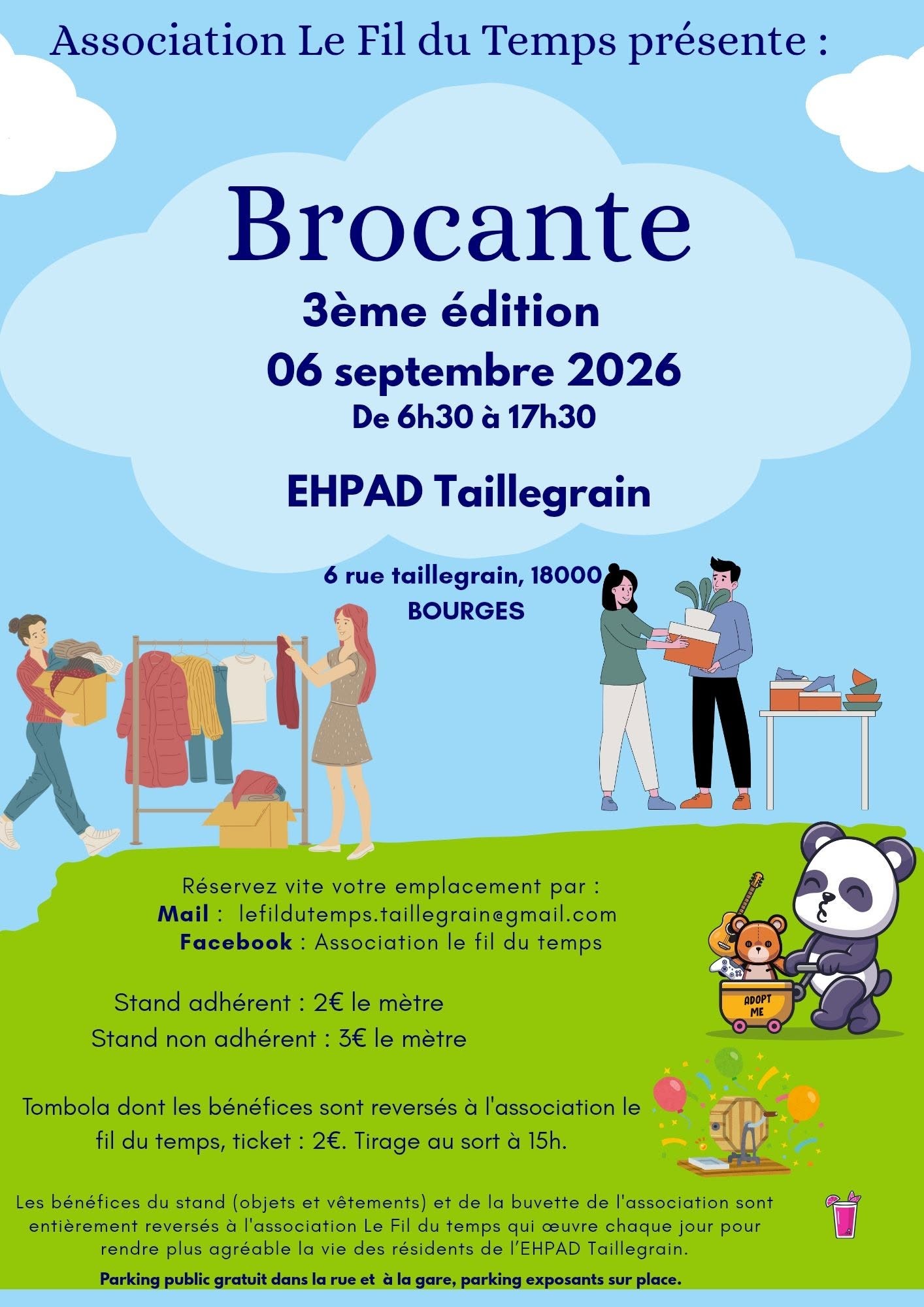 Brocante de association le fil du temps