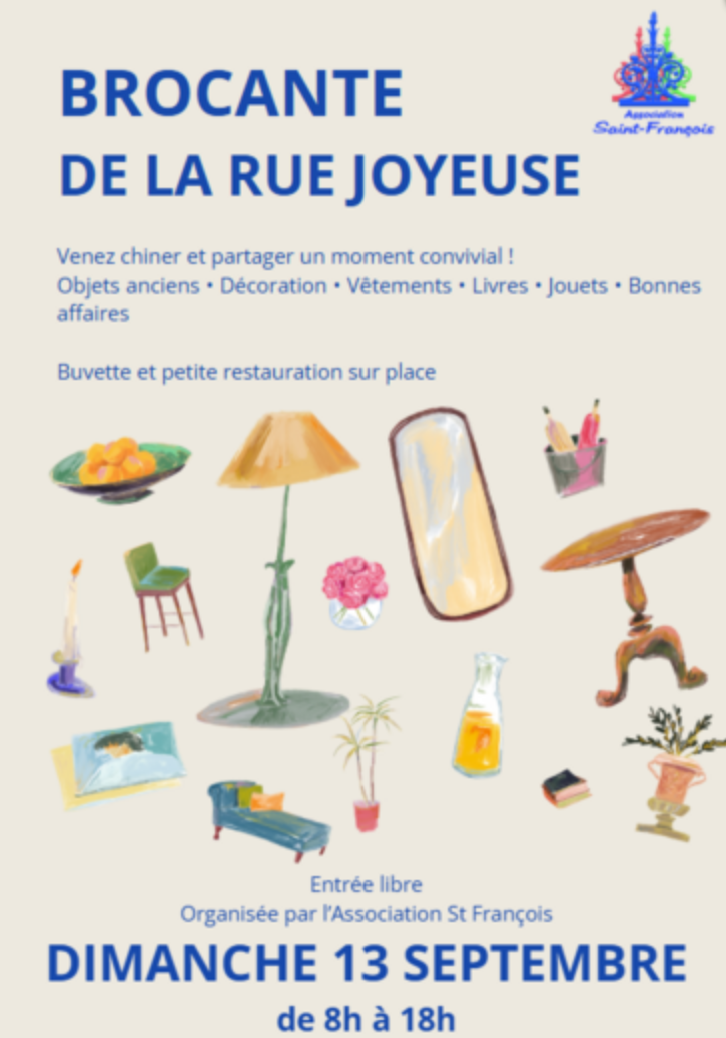 Brocante de la rue joyeuse