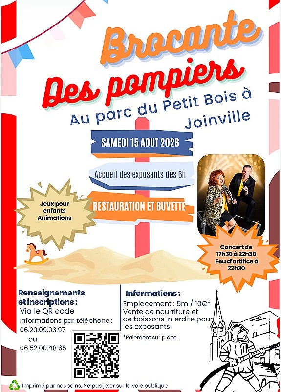 Brocante des pompiers