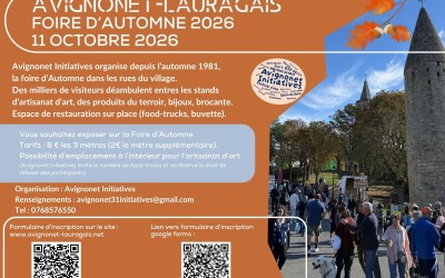 Foire d'automne d'avignonet-lauragais 2026