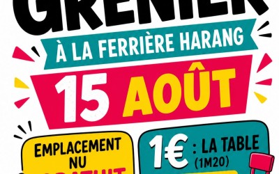 Vide-grenier à la ferrière-harang