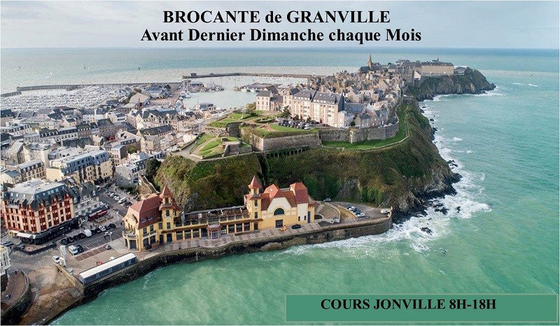 Marché à la brocante de granville - septembre