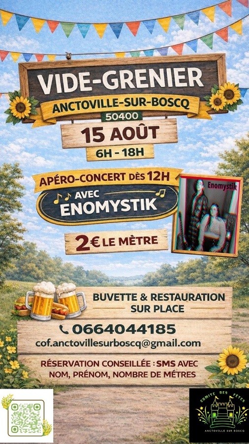 Vide-grenier et apéro-concert