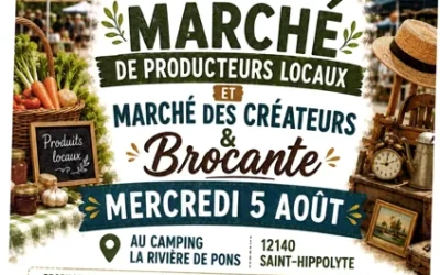 Marché de producteurs locaux & marché des créateurs & brocante