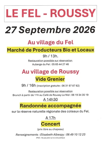 Marché de producteurs bio et locaux et vide grenier