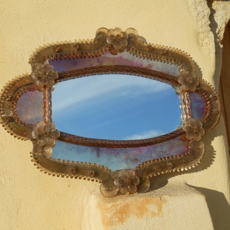 miroir en verre de Murano . .broc_du_sud