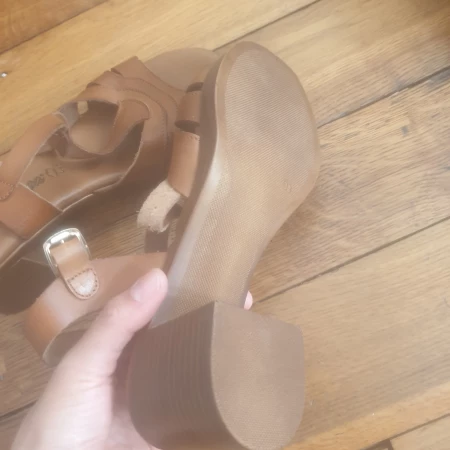 Sandales cuir neuves