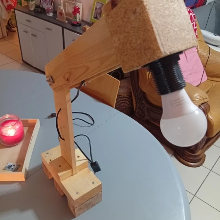 Lampe faite main
