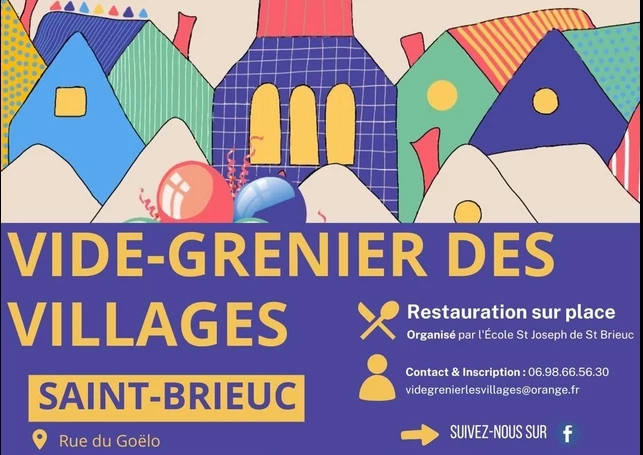 Vide grenier des villages - st brieuc