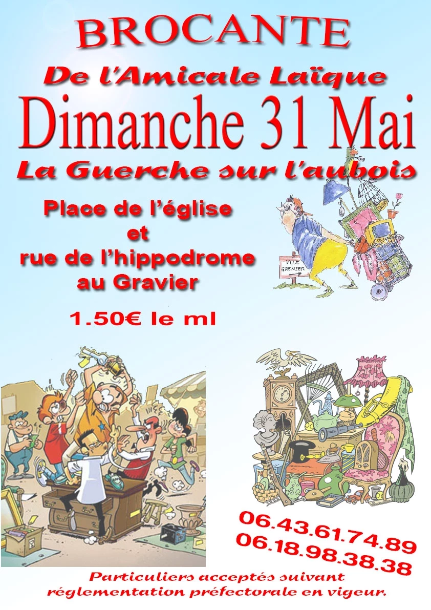 Brocante de l'amicale laique la guerche