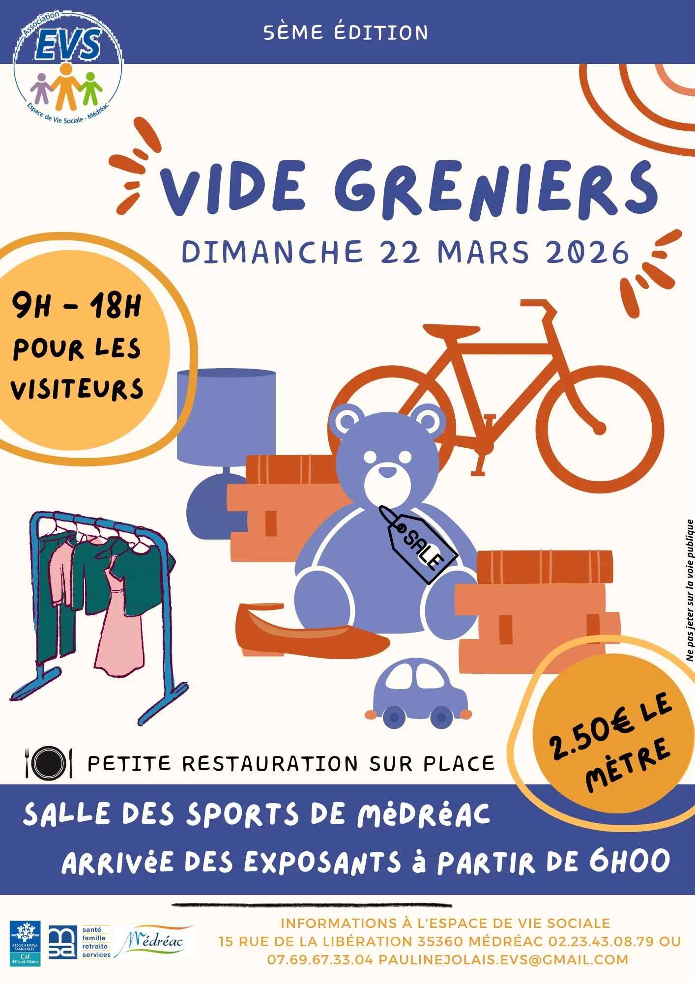 Vide-greniers evs médréac