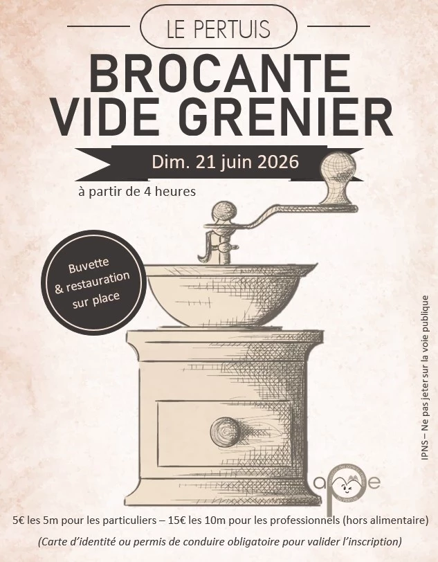 Brocante, vide-greniers