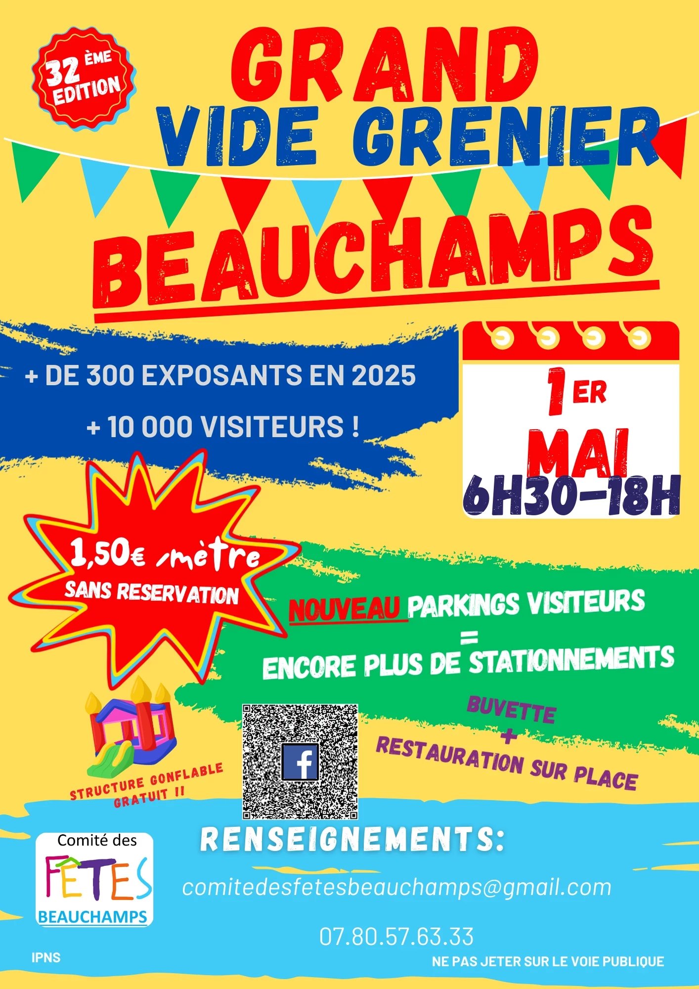 32e grands vide grenier du 1er mai de beauchamps