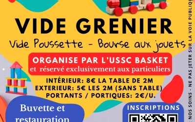 Vide grenier / vide poussette / bourse aux jouets