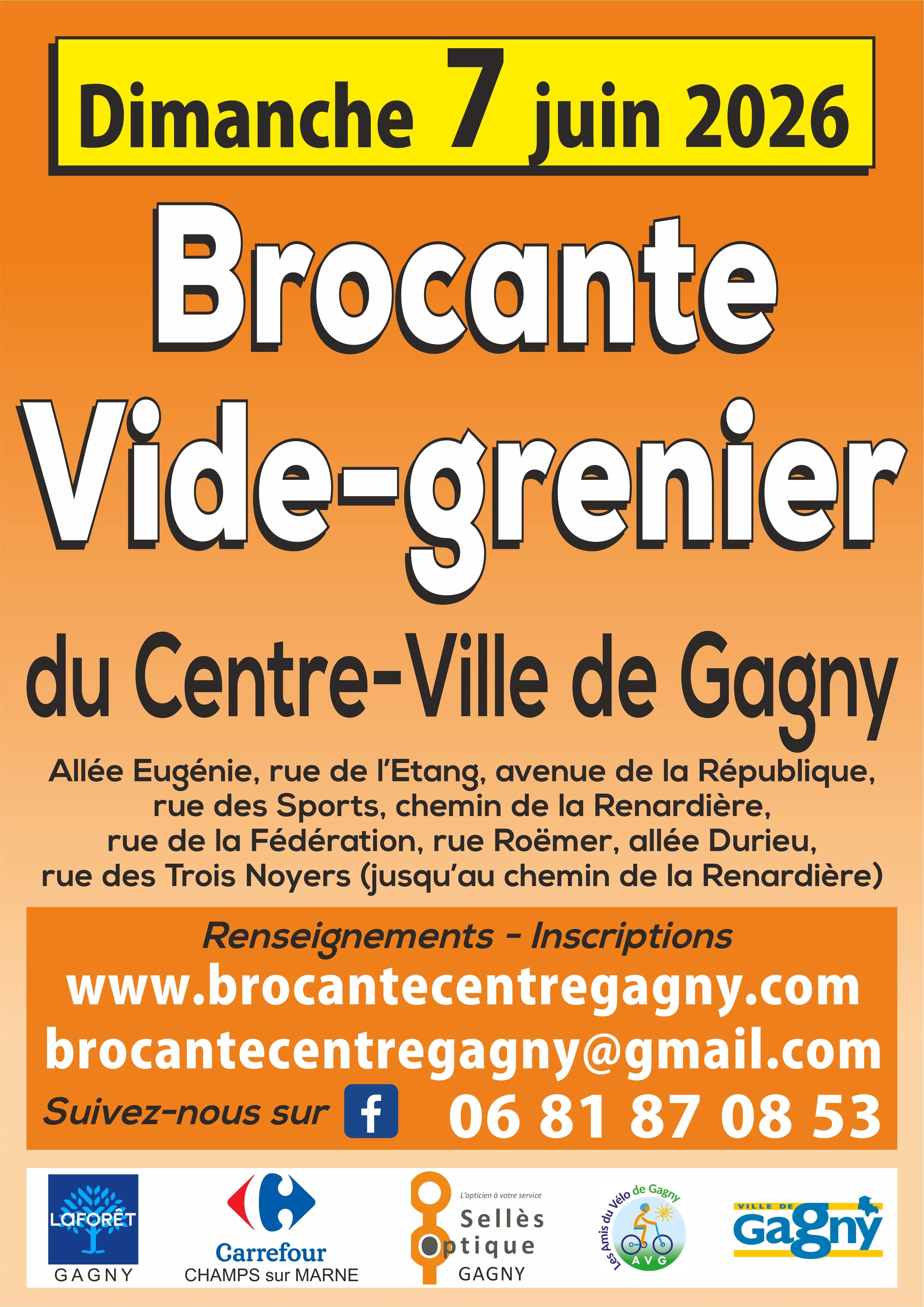 Brocante centre-ville de gagny