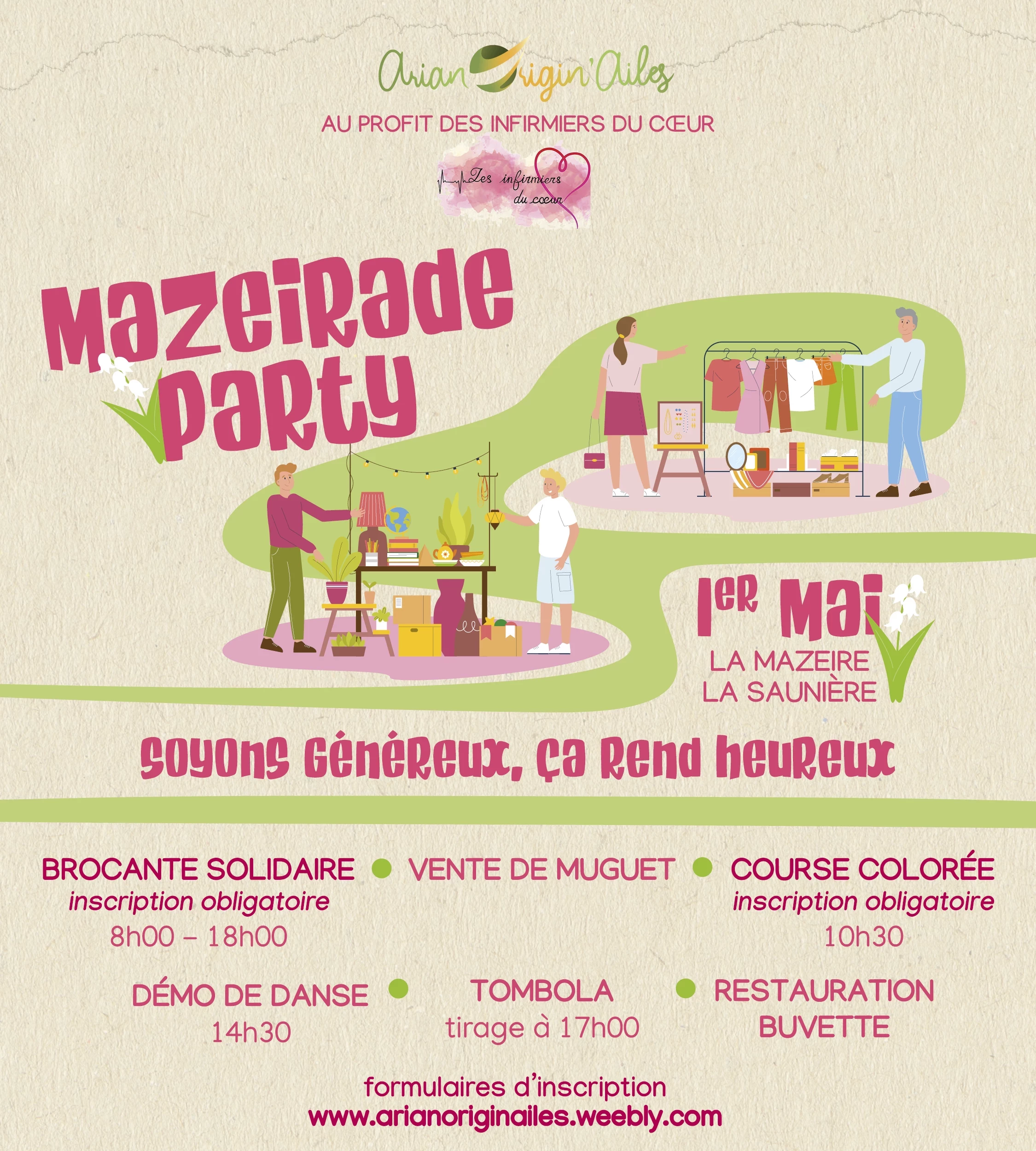 Mazeirade party - brocante solidaire
