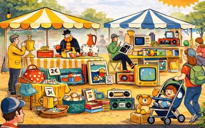 Vide grenier geloux salle polyvalente et extérieur