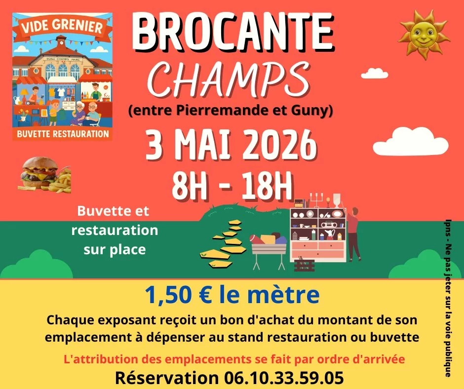 Brocante annuelle de champs