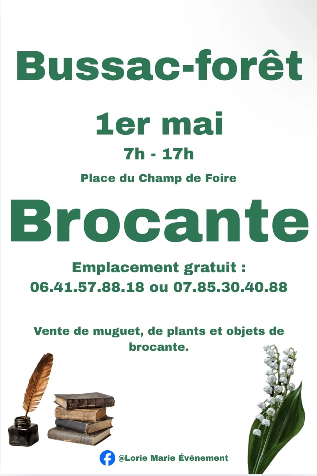 Brocante et vente de muguet 1er mai