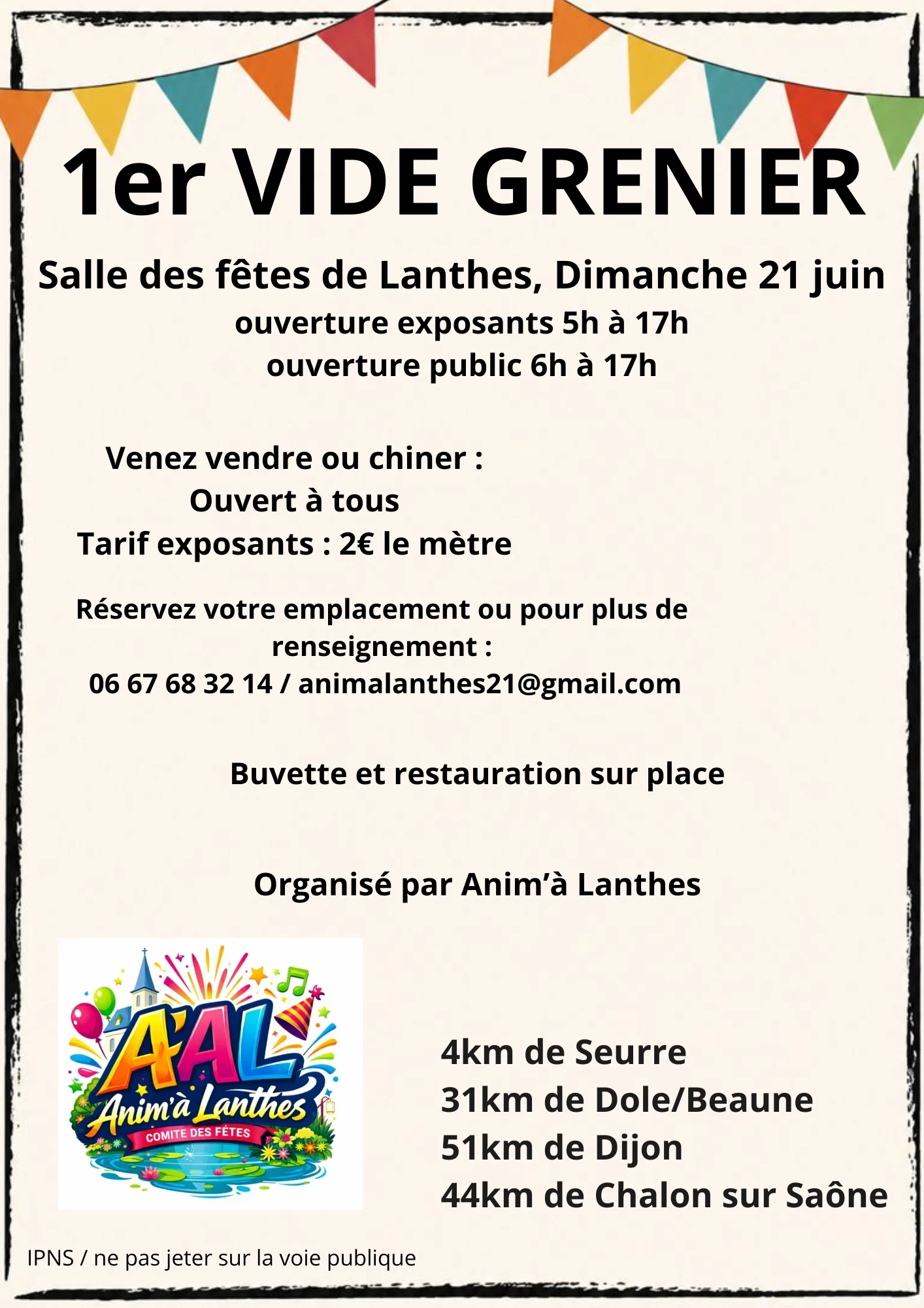 Vide grenier à lanthes