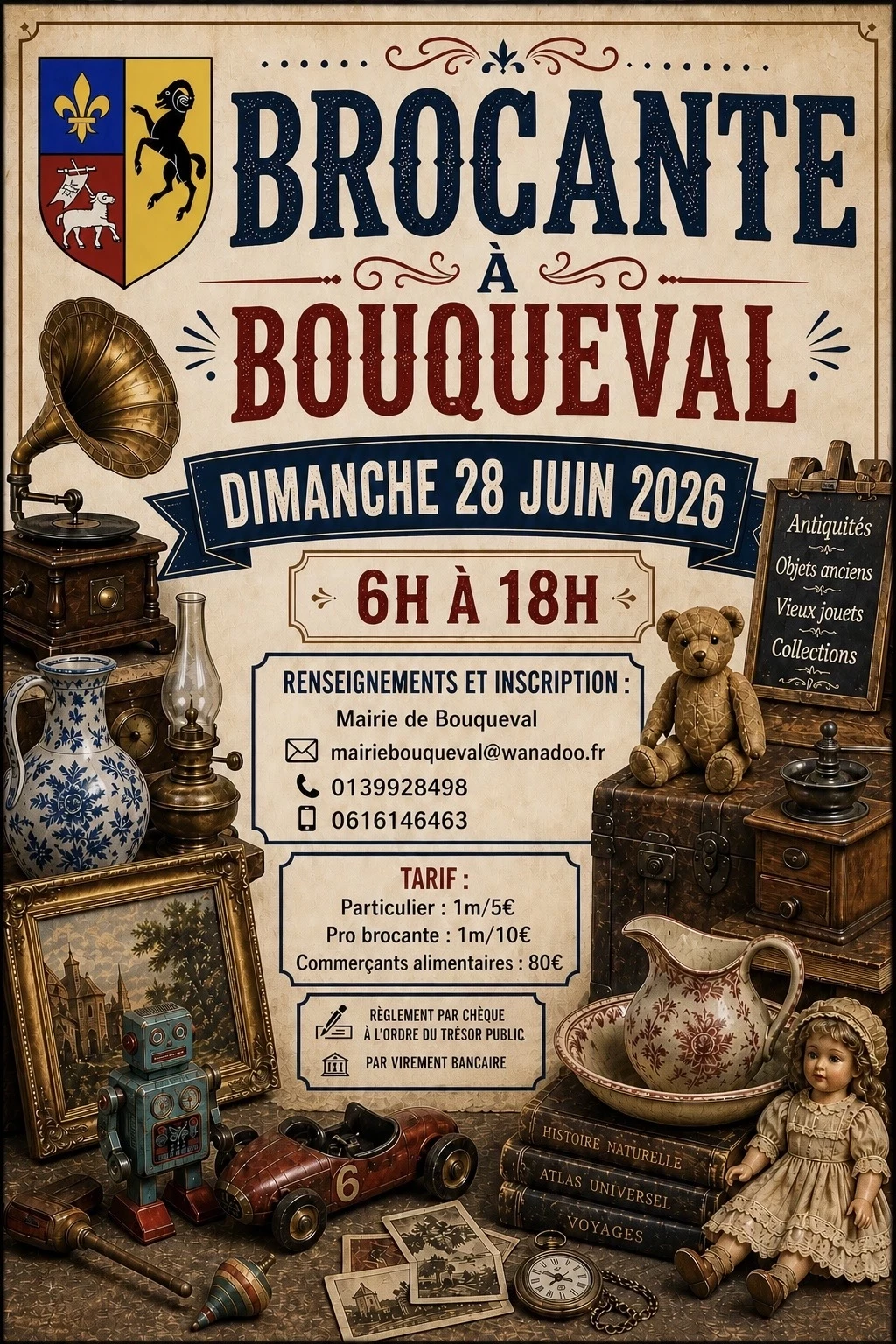 Brocante bouqueval - 28 juin 2026