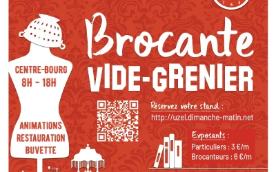 Vide-greniers / brocante ambiance musicale