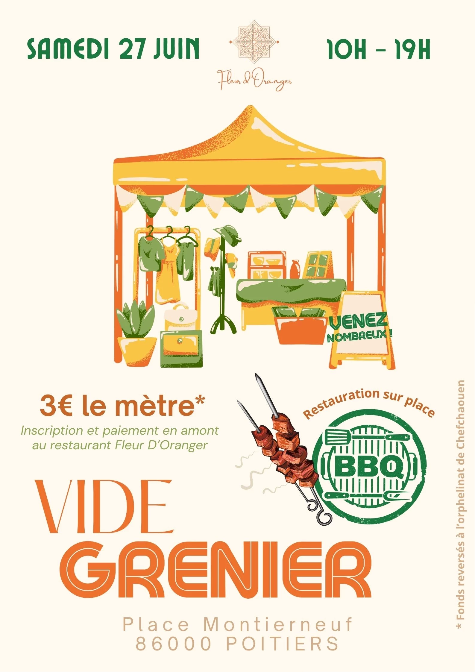 Vide grenier de fleur d'oranger