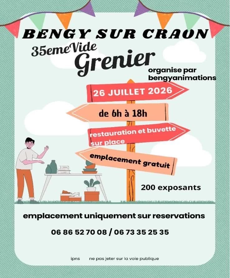 35 eme vide grenier de bengy sur craon