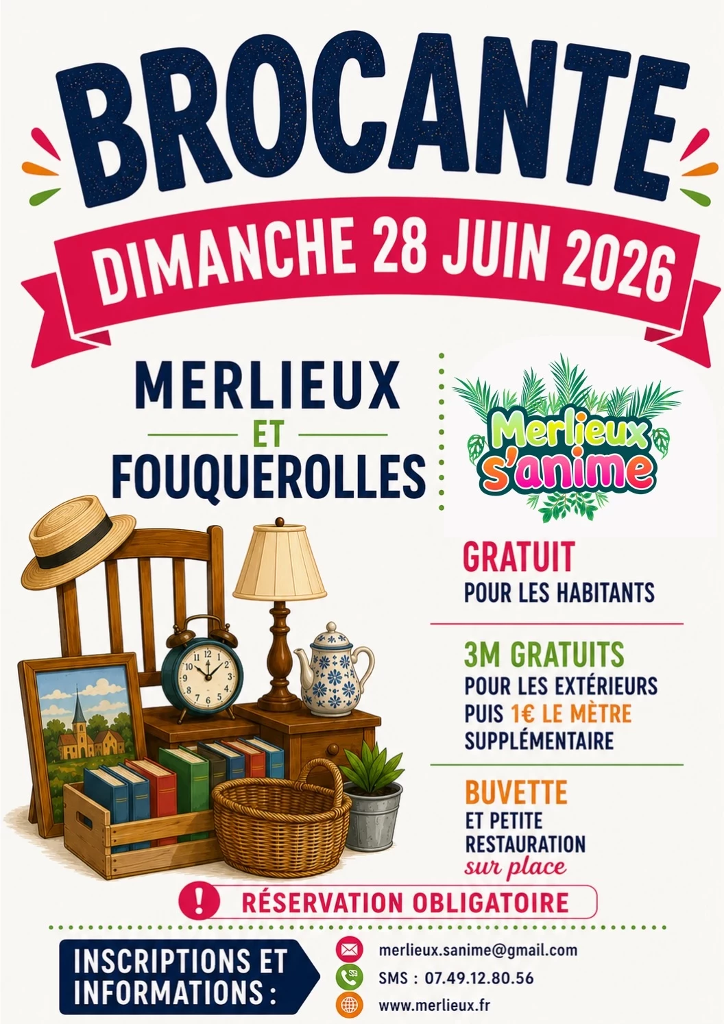 Brocante de merlieux-et-fouquerolles