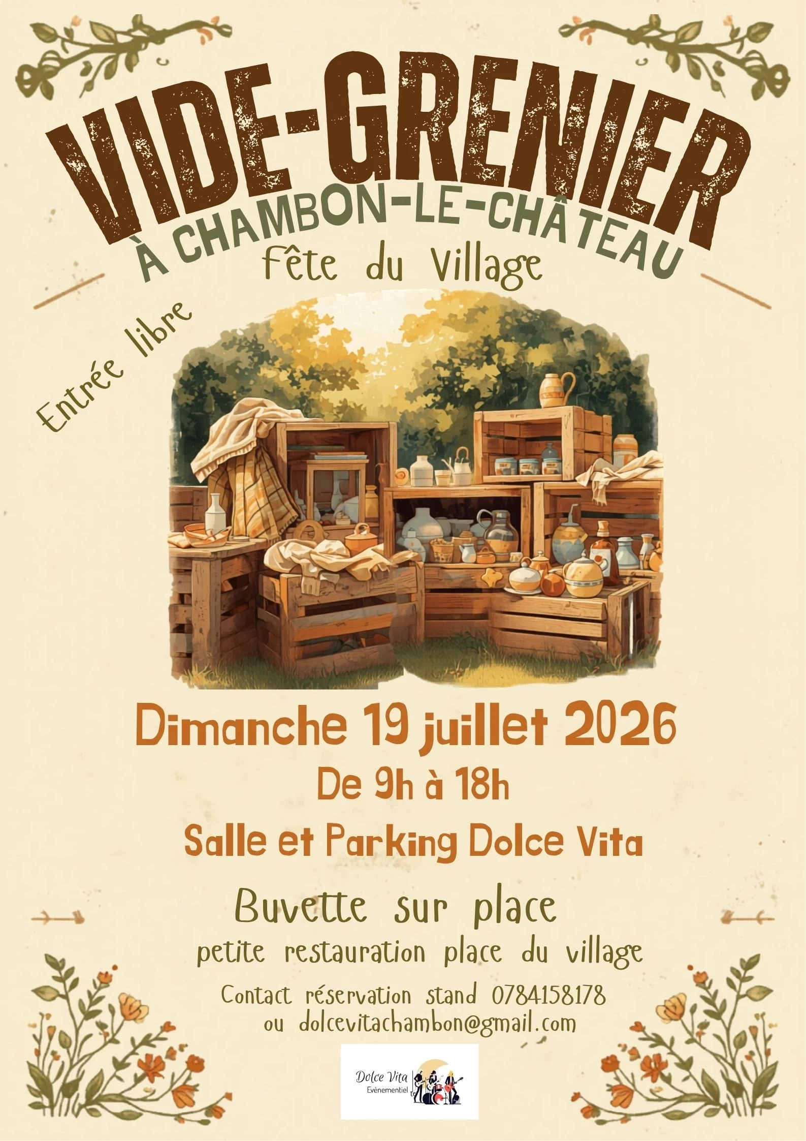 Vide-grenier brocante - créateurs