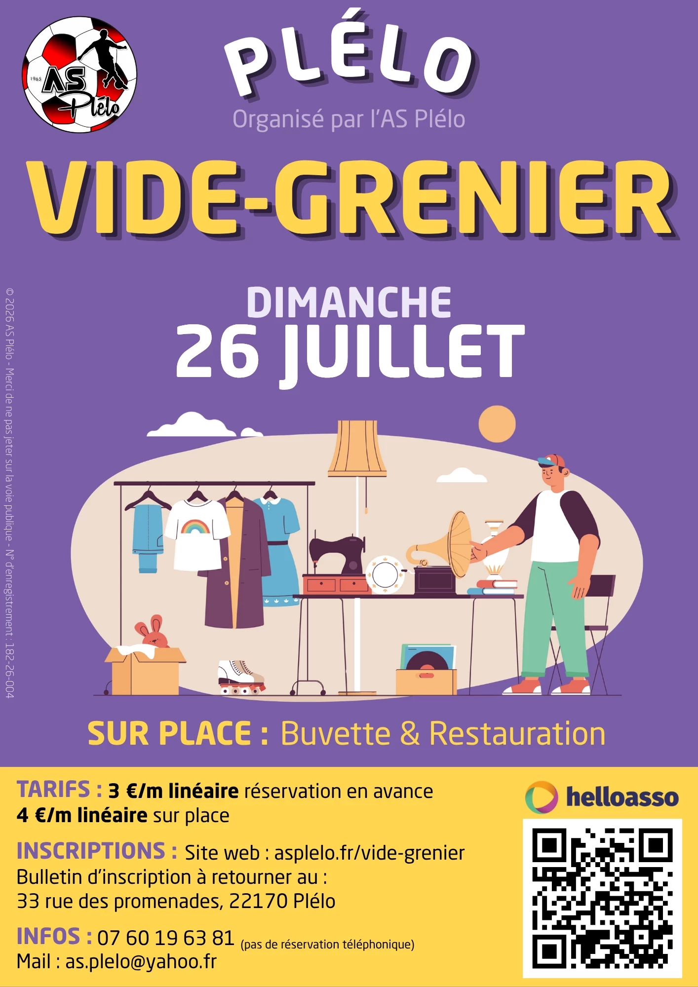 Vide grenier plélo