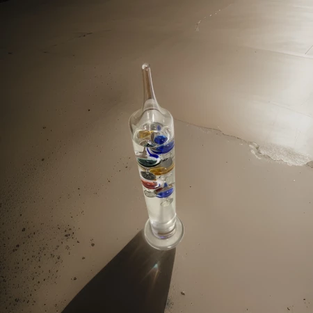 Thermomètre en verre