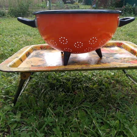 PASSOIRE EN EMAIL VINTAGE