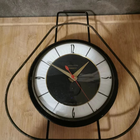HORLOGE MURALE METAL VEDETTE VINTAGE