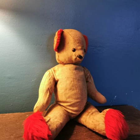 VIEIL OURS EN PELUCHE TEDDY BEAR